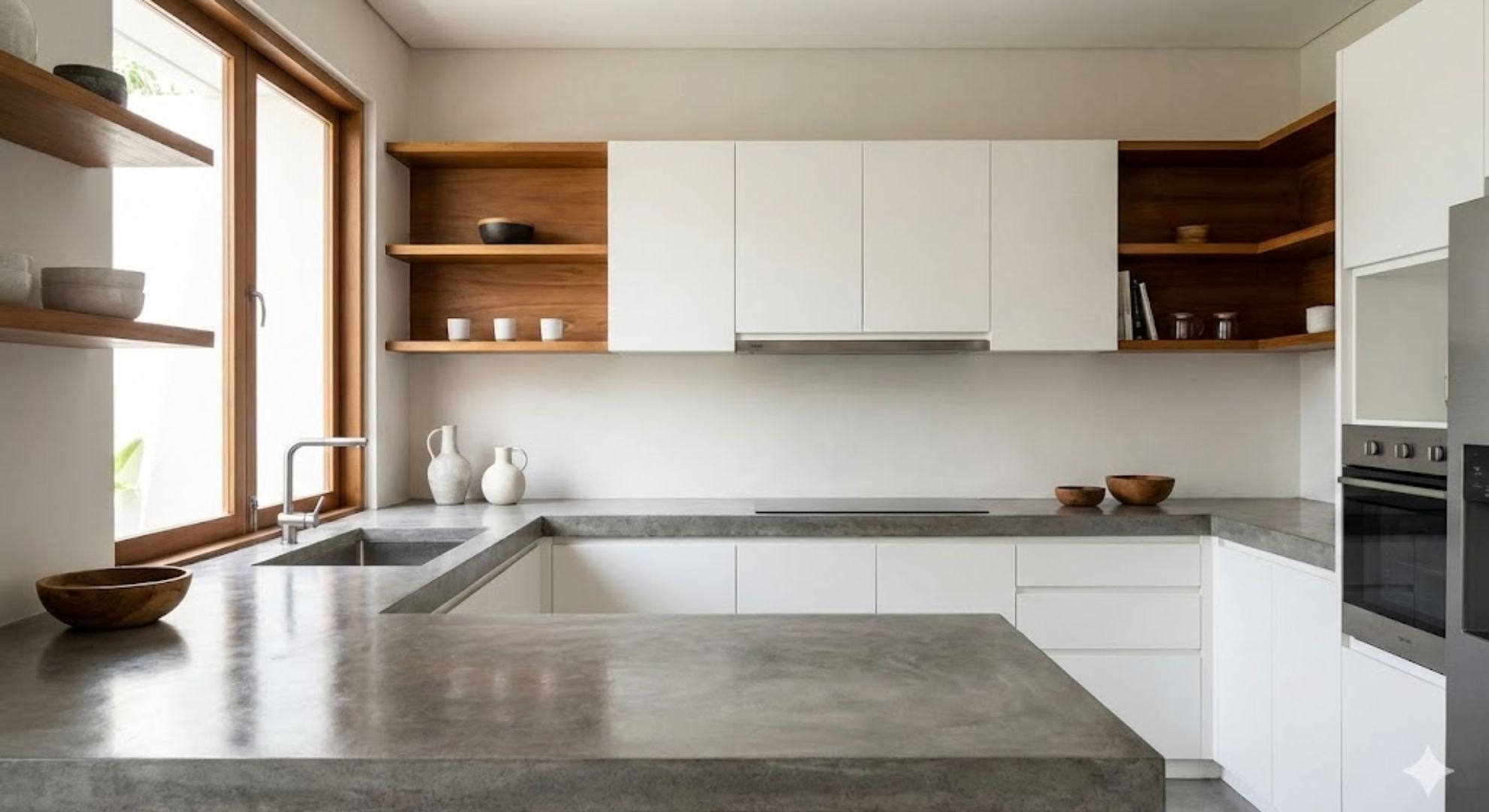 Biaya Bikin Meja Dapur Cor Leter L Minimalis: RAB Lengkap 2025